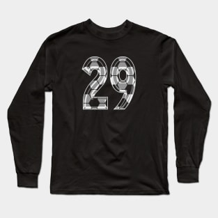 Soccer Number 29 Soccer Jersey #29 Soccer Mom Player Fan Long Sleeve T-Shirt